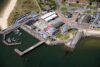 IM PAKET - Gewerbeeinheit am Lister Hafen & Personalhaus/Baugrundstück in List - Luftbild Lister Hafen
