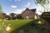 Westerland - Hochwertiger Neubau eines Einfamilienhauses - Nordansicht mit Garten